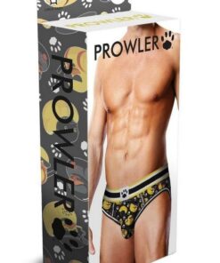 Prowler Spring/Summer 2023 BDSM Rubber Ducks Open Brief - XLarge - Black/Yellow