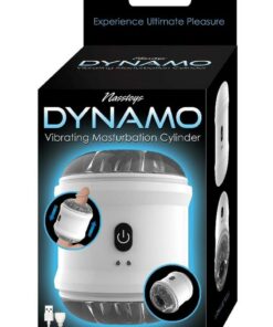 Dynamo Rechargeable Dual End Vibrating Masturbator Cup - White