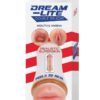 Dream-Lite Double Delight Dual End Realistic Mouth and Vagina Masturbator - Vanilla