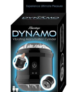 Dynamo Rechargeable Dual End Vibrating Masturbator Cup - Black