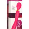 Wand Essential Ultra G-Stroke Come Hither Rechargeable Silicone Vibrating Wand - Pink