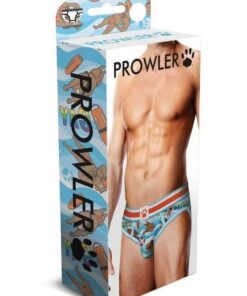 Prowler Spring/Summer 2023 Gaywatch Bears Open Brief - Small - Blue/Orange