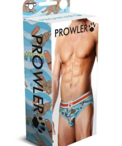 Prowler Spring/Summer 2023 Gaywatch Bears Brief - XLarge - Blue/Orange