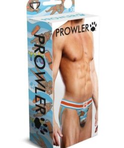 Prowler Spring/Summer 2023 Gaywatch Bears Jock - Small - Blue/Orange
