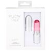 Pillow Talk Lusty Luxurious Rechargeable Silicone Flickering Massager - Pink/White