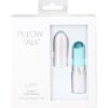 Pillow Talk Lusty Luxurious Rechargeable Silicone Flickering Massager - Teal/White