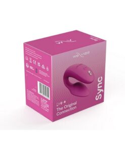 We-Vibe Sync Rechargeable Silicone Couples Vibrator with Remote Control - Dusty Pink