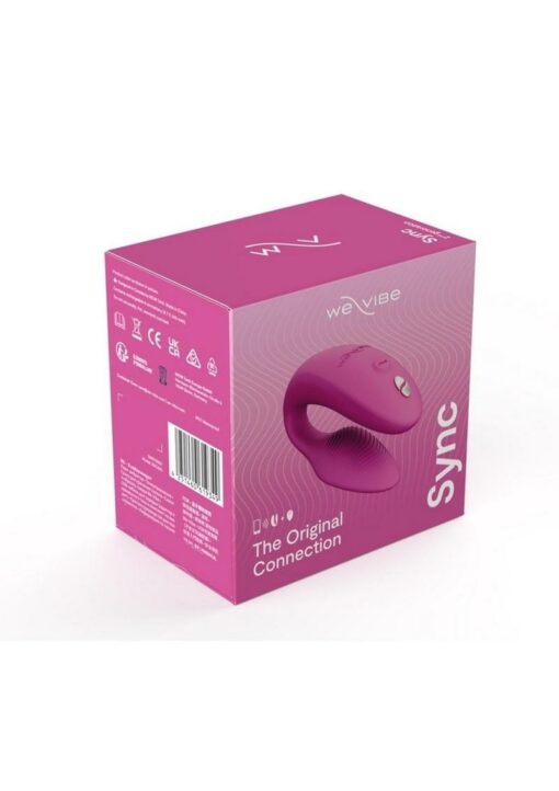 We-Vibe Sync Rechargeable Silicone Couples Vibrator with Remote Control - Dusty Pink