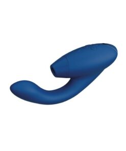Womanizer Duo 2 Silicone Rechargeable Clitoral and G-Spot Stimulator - Blue