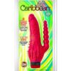 Jelly Caribbean Number 6 Vibrator 7.5in - Red