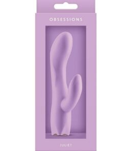 Obsessions Juliet Rechargeable Silicone Rabbit Vibrator - Lavender