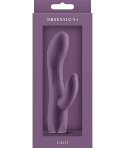 Obsessions Juliet Rechargeable Silicone Rabbit Vibrator - Purple