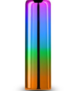 Chroma Rainbow Rechargeable Vibrator - Small - Multicolor