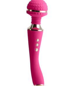 Sugar Pop Bliss Rechargeable Silicone Wand Massager - Pink
