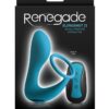 Renegade Slingshot II Rechargeable Silicone Cock Ring and Prostate Plug with Remote Control - Teal