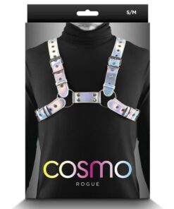 Cosmo Harness Rogue Chest Harness - Small/Medium - Rainbow
