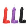Master Series Passion Peckers Candle Set - Black