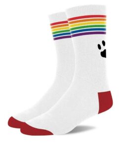 Prowler Pride Socks - White/Rainbow