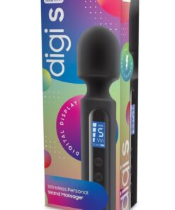 Bodywand Digi S Rechargeable Silicone Mini Massager - Black