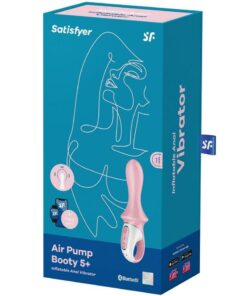 Satisfyer Air Pump Booty 5+ Connect App - Pink