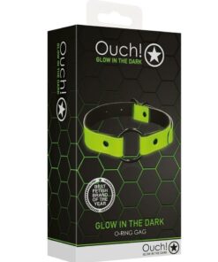Ouch! O-Ring Gag Glow in the Dark - Green