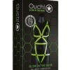 Ouch! Full Body Harness Glow in the Dark - Large/XLarge - Green