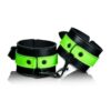 Ouch! Hardcuffs Glow in the Dark - Green