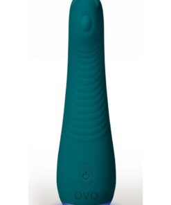 OVO Pheobe G-Spot Rechargeable Silicone Vibrator - Blue