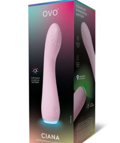 Ovo Ciana G-Spot Rechargeable Silicone Vibrator - Pink