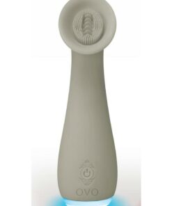 OVO Alina Rechargeable Silicone Clitoral Vibrator - Gray