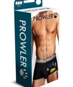 Prowler Black Oversized Paw Trunk - Medium - Black/Rainbow