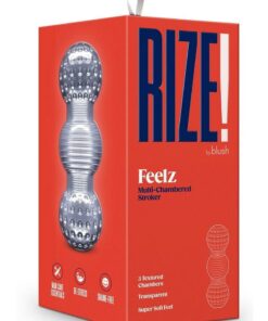 Rize Feelz Dual End Masturbator - Clear