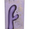 Ritual Aura Rechargeable Silicone Rabbit Vibrator - Purple