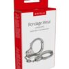 ME YOU US Bondage Metal Handcuffs - Stainless Steel