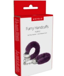 ME YOU US Furry Handcuffs - Purple