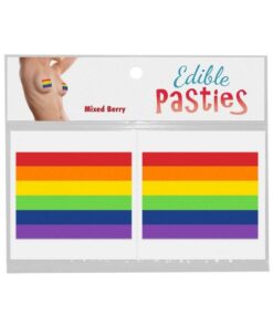 Rainbow Pride Edible Pasties (2 per Pack) - Mixed Fruit