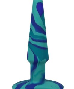 A-Play Groovy Silicone Anal Plug 5in - Blue