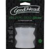GoodHead Helping Head Silicone Stroker - Frost