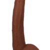 Signature Cocks Ultraskyn Alex Jones Dildo with Removable Suction Cup 11in - Caramel