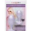 First Time Crystal Booty Duo Silicone Anal Plug (2 Pack) - Purple