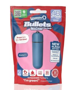Screaming O 4B Bullet Vibrator - Blueberry