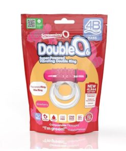 Screaming O 4B DoubleO 6 Couples Ring - Strawberry