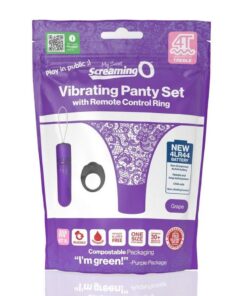 Screaming O My Secret Remote 4T Panty Vibe - Grape