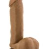 Dr. Skin Dr. William Dildo with Balls and Suction Cup 8in - Caramel