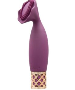 Pillow Talk Passion Rechargeable Silicone Massager - Wine/Rose Gold