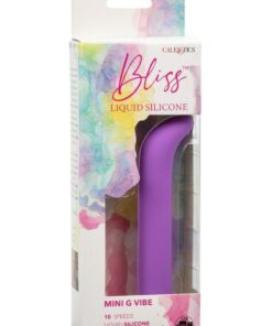 Bliss Liquid Silicone Rechargeable Mini G Vibrator - Purple
