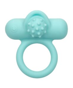 Couple`s Enhancers Silicone Rechargeable Nubby Lover`s Delight - Teal