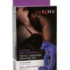Couple`s Enhancers Silicone Rechargeable Triple Orgasm Enhancer - Purple