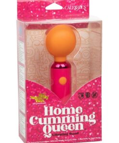 Naughty Bits Home Cumming Queen Rechargeable Silicone Vibrating Wand - Pink