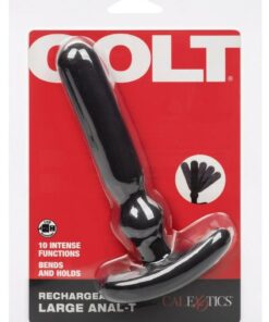 Colt Rechargeable Anal-T Silicone Probe - Large - Black